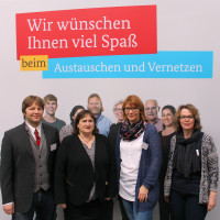 MdB Marianne Schieder (Mitte links) diskutierte mit Stephanie Staudenmayer (rechts) vom MGH Wackersdorf, Susi Nock vom MGH Waldmünchen und Alexander Spitzer vom MGH Maxhütte-Haidhof.