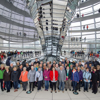 MdB Marianne Schieder begrüßte ihre Besuchergruppe im Reichstag.